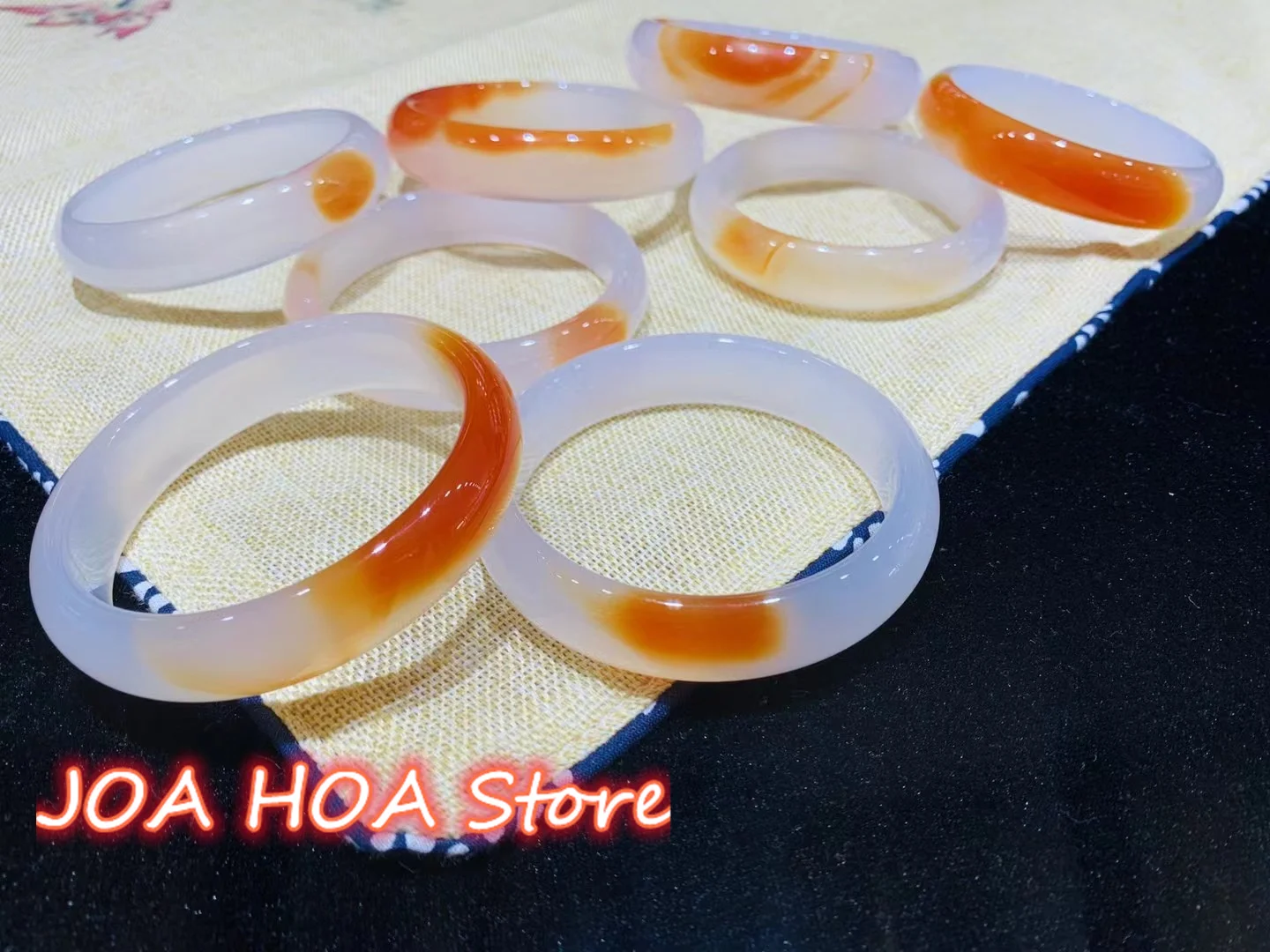 Floating Red Agate Chalcedony With Pretty Color Good Luck Head Jade Bracelet Handring Fine Jewelry Bangle Boutique Hewelry