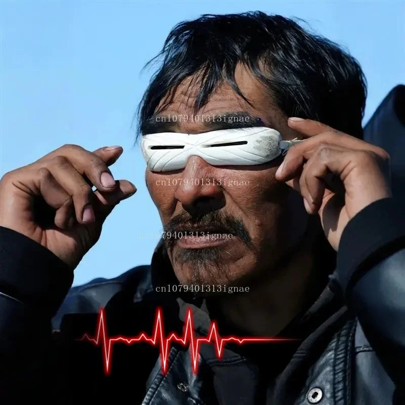 White Snow Goggles Protect Eyes from Snow Blindness UV Protection