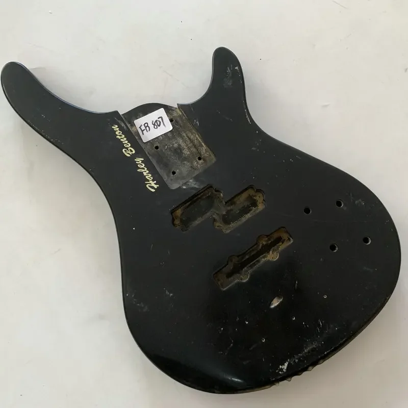 

FB807 Original Harleybenton PJB Bass Body in Solid Wood for 4 Or 5 String Replace and DIY Active Pickups Black Color