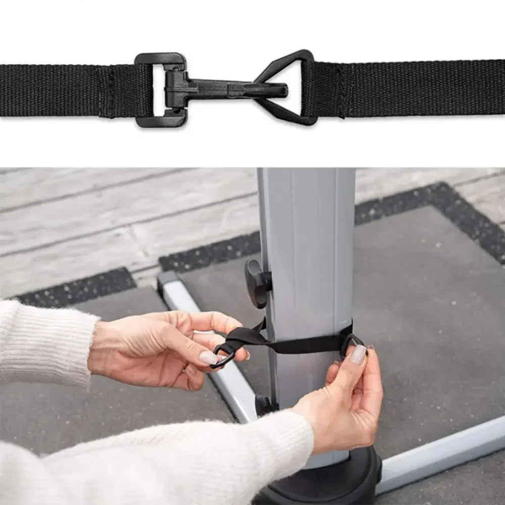 Adjustable Hooks Umbrella Fixing Straps Quick Installation Windproof Umbrella Windproof Band 5 Pack Weatherproof Fixed Strap