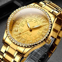 NIBOSI Couple Watch Top Brand Luxury Watch Fashion Men Women Gold Quartz Watch Stainless Steel Waterproof Relogio Masculino