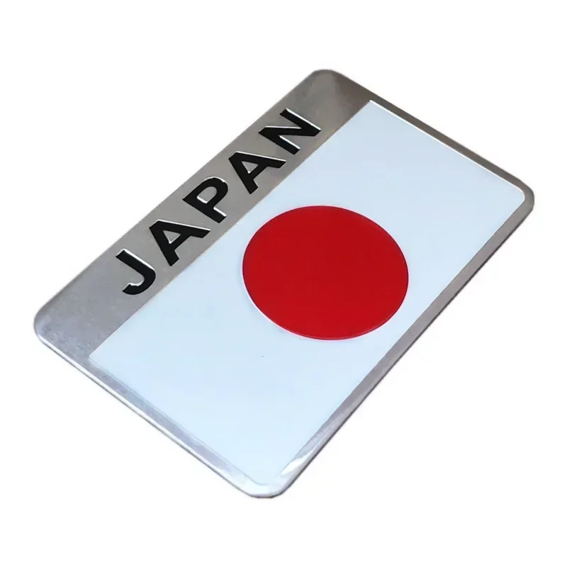 Japan Japanische Flagge Schild Emblem Metall Abzeichen Auto LKW Motorrad Karosserie Stoßstange Garnieren Styling Aufkleber Autozubehör – Detail 4