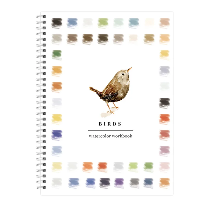 مصنف ألوان مائية احترافي من Bview Art - كراسة تلوين ورسومات من درجة الفنان مع ورق ألوان مائية #1