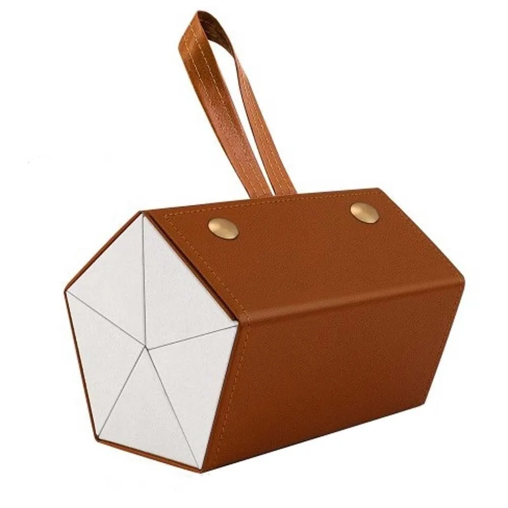 

Portable 5 Slots Glasses Organizer Large Capacity Anti-lost Folding Glasses Storage Box Anti-splash Water Solid Color