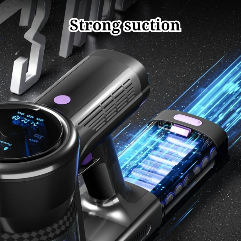 مكانس كهربائية لاسلكية محمولة بقوة شفط، مكنسة كهربائية مريحة تدوم طويلاً وموفرة للعمالة، أجهزة خفيفة الوزن #6