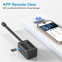 1080P WiFi Camera 2.4G WIFI USB Rechargeable with 2000mAh Battery,Motion Detection, Remote Monitoring, App Viewing
