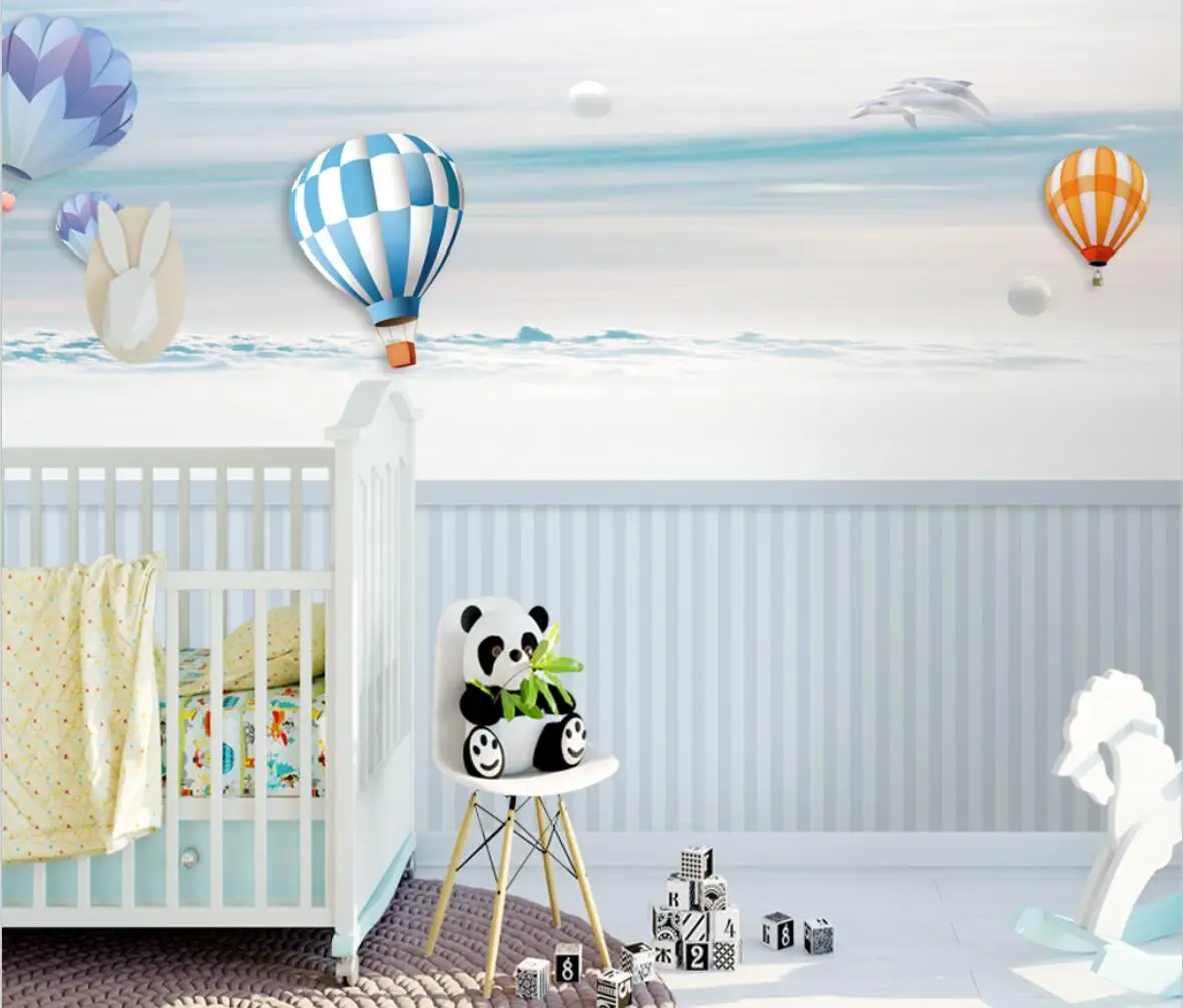 

beibehang Custom beach wallpaper children's room TV background photo mural wallpaper for bedroom walls stickers decor