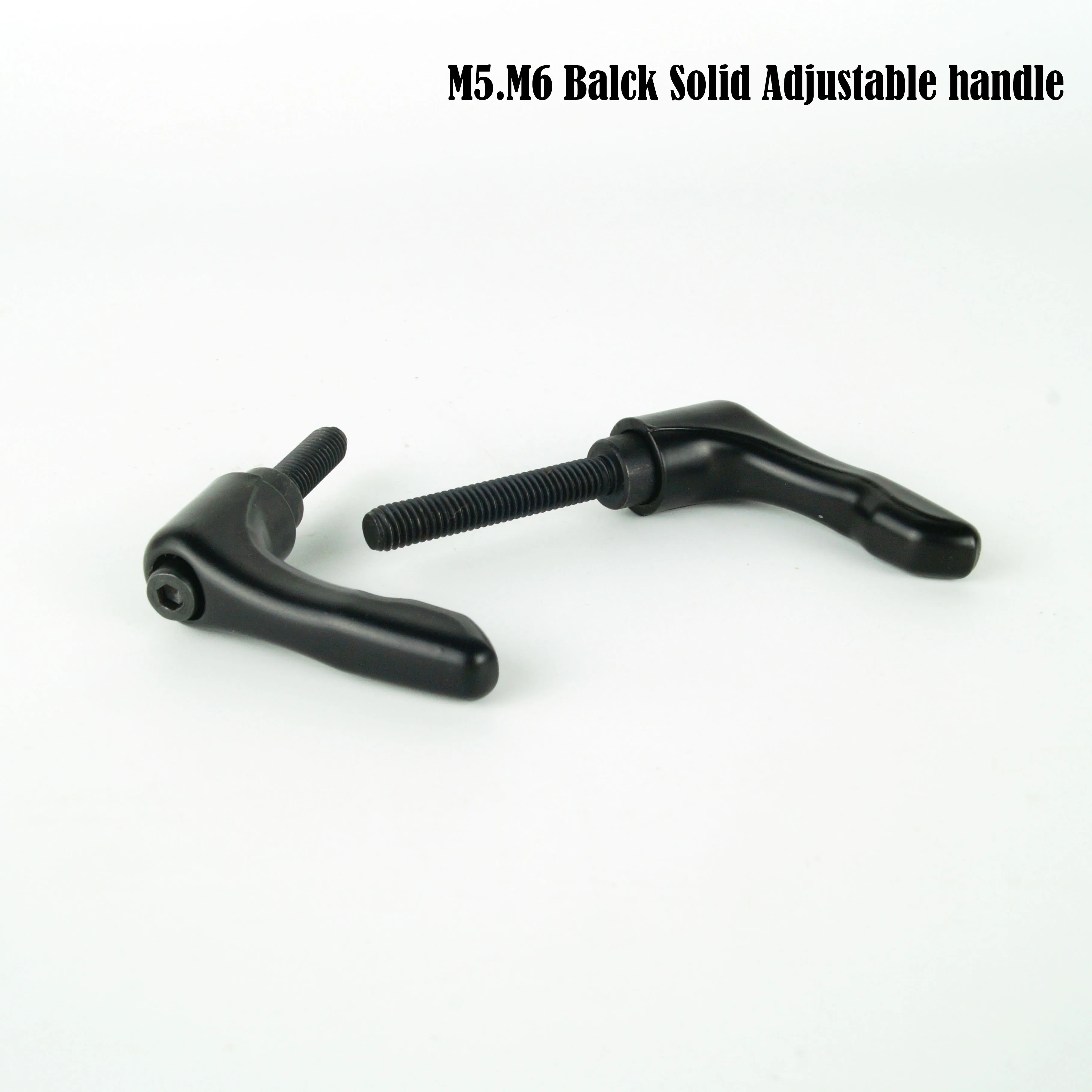 M5 M6 Female Solid Adjustable Handle Clamping Lever Arms Tension Levers