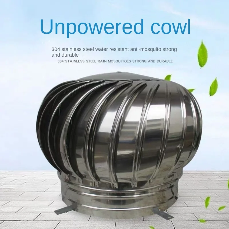 

304 Stainless Steel Non-power Hood Plant Roof Ventilator Rain-proof Air Ball Ventilation Outlet
