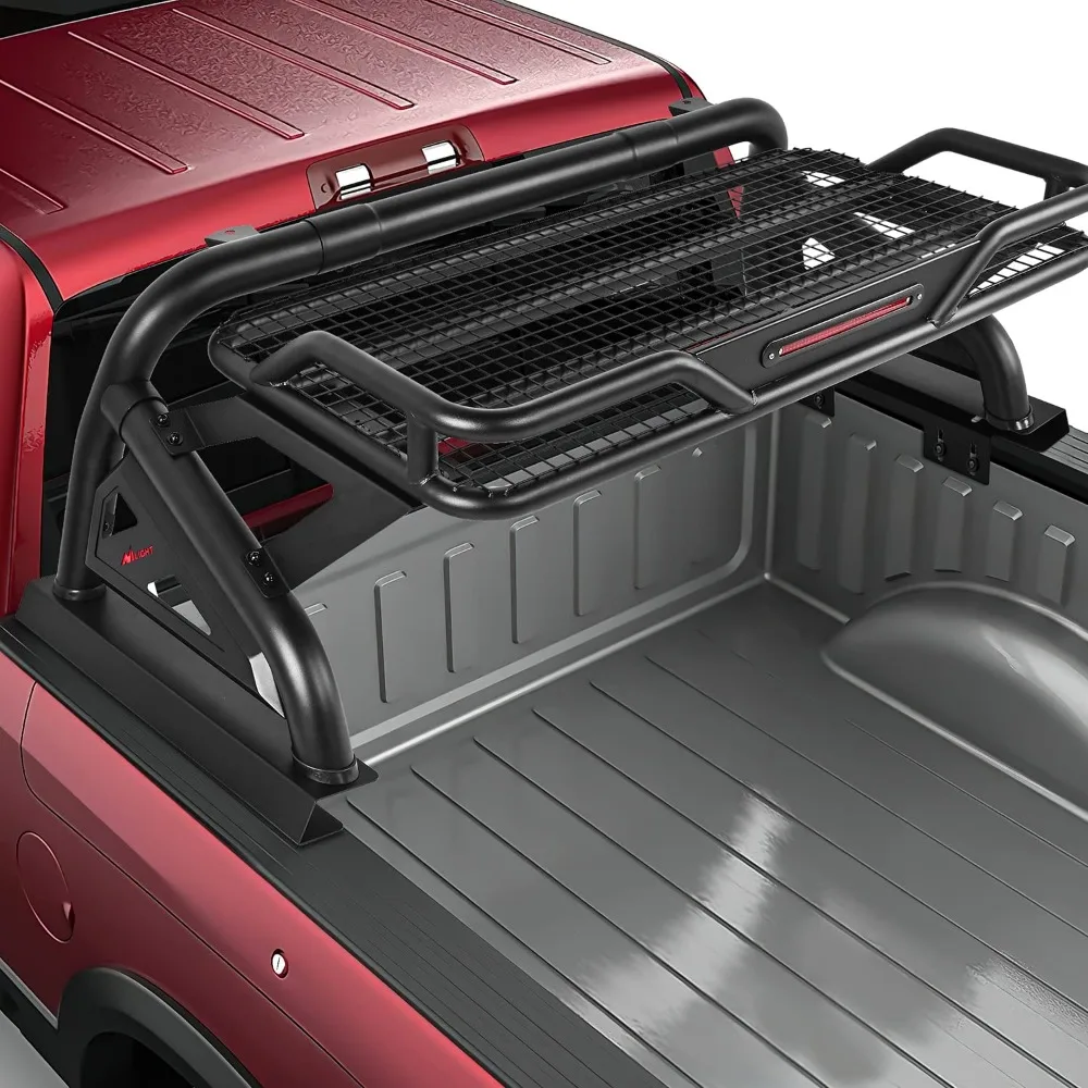 Cesta transportadora de carga con barra antivuelco para cama de camión, para Dodge Ram1500 2014-2023 Chevrolet Silverado/GMC Sierra1500 201 2002-2023