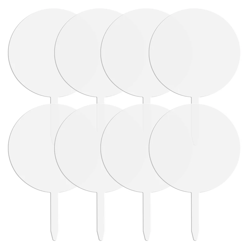 

Acrylic Cake Topper Round Cupcake Topper Blank Cake Topper Stick,DIY Acrylic Cake Topper Blank Circle Cake Decoratingkit
