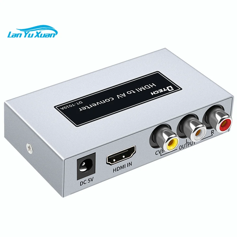 Audio and Video Synchronous Transmission hdmi to AV RCA Video Converter Adapter