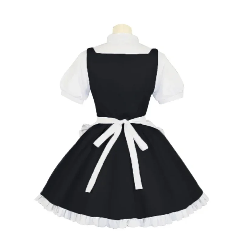 didi 211Anime All Night Song Nanakusa Nazuna Cameriera Vestito Cosplay Top Gonna Grembiule Donna Costume da festa