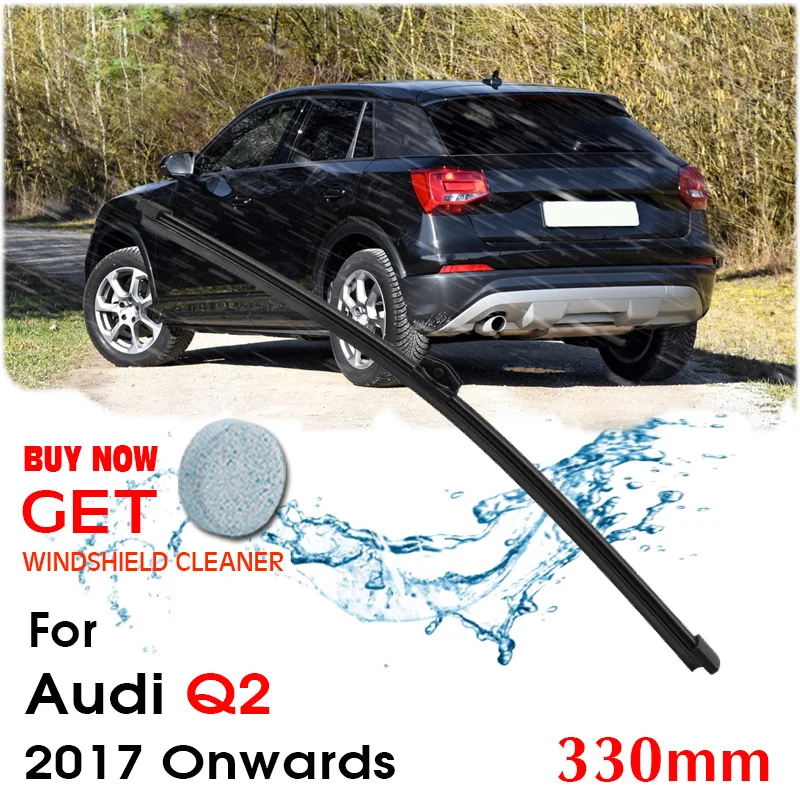 

Car Wiper Blade Rear Back Window Windscreen Windshield Wipers For Audi Q2 Hatchback 330 mm 2017 Onwards Auto Accessories