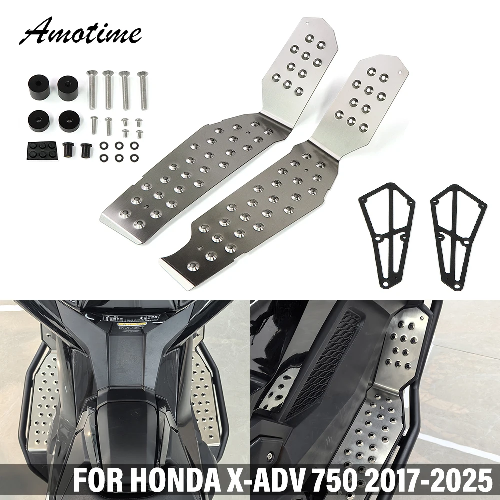Für HONDA X ADV 750 XADV 750 XADV750 2017-2025 2026 Fußrasten Motorrad Fußstützen Fußauflagen Pedalplatten
