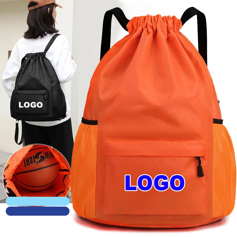

Customized Logo Waterproof Swimming Bag Wet Dry Separation Drawstring Backpack Large Capacity Sports Gym Sack for Men Women