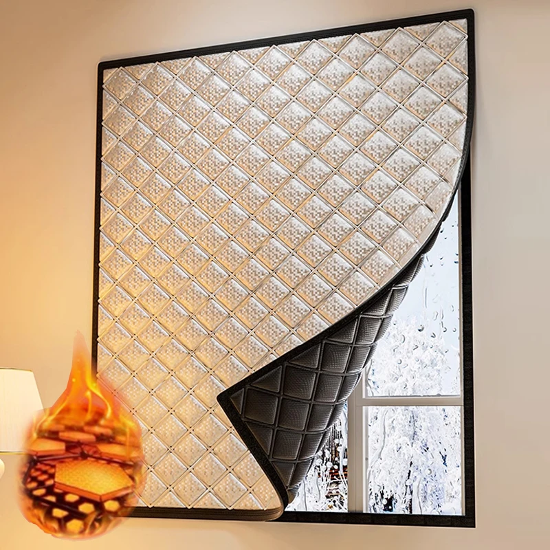 Winter warm curtains, insulated windproof sealed windows, cold proof and insulated, screen windows，Shading, sound insulation