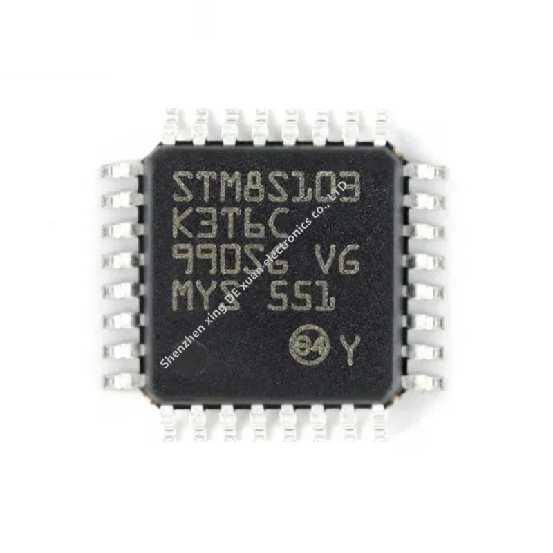 Original STM8S103K3T6C LQFP-32 16MHz/8KBFlash / 8-bit microcontroller -MCU Design of Integrate Circuit