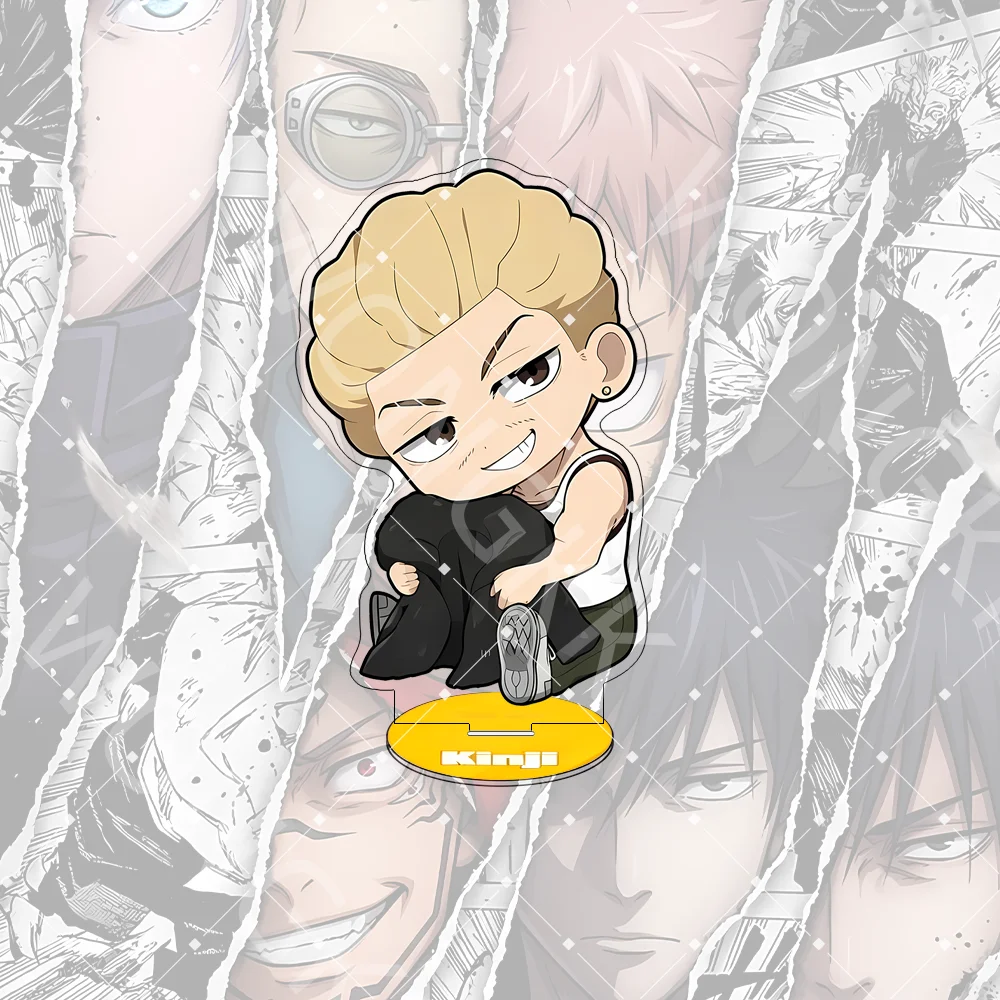 10M Anime Jujutsu Kaisen Acrylic Stand keychain Anime Stand Yuji Itadori Satoru Gojo Desk Decor Home Room Decoration Fan Gift
