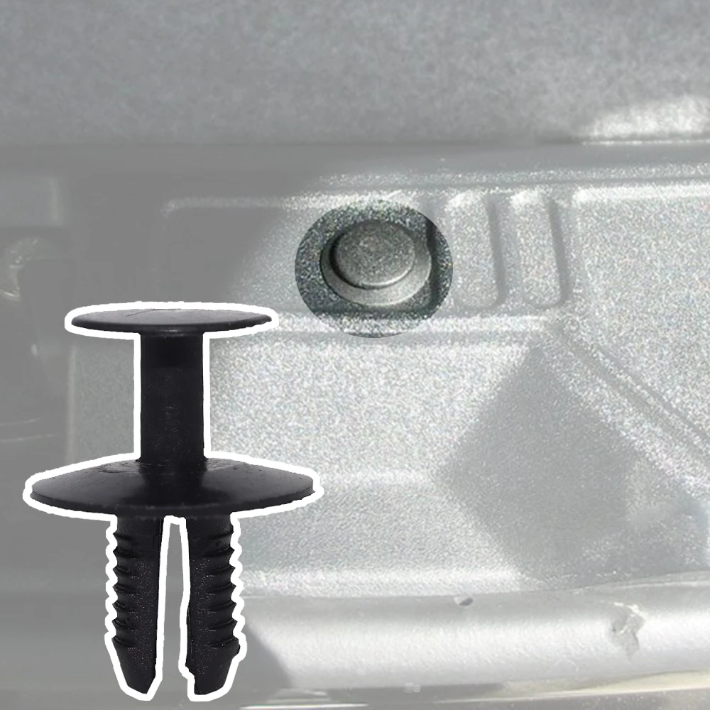 

10Pcs For Benz W201 W204 C209 W211 X204 W140 R230 Boot Wheel Arch Lining Panel Clip Side Skirt Engine Undertray Carpet Rivet