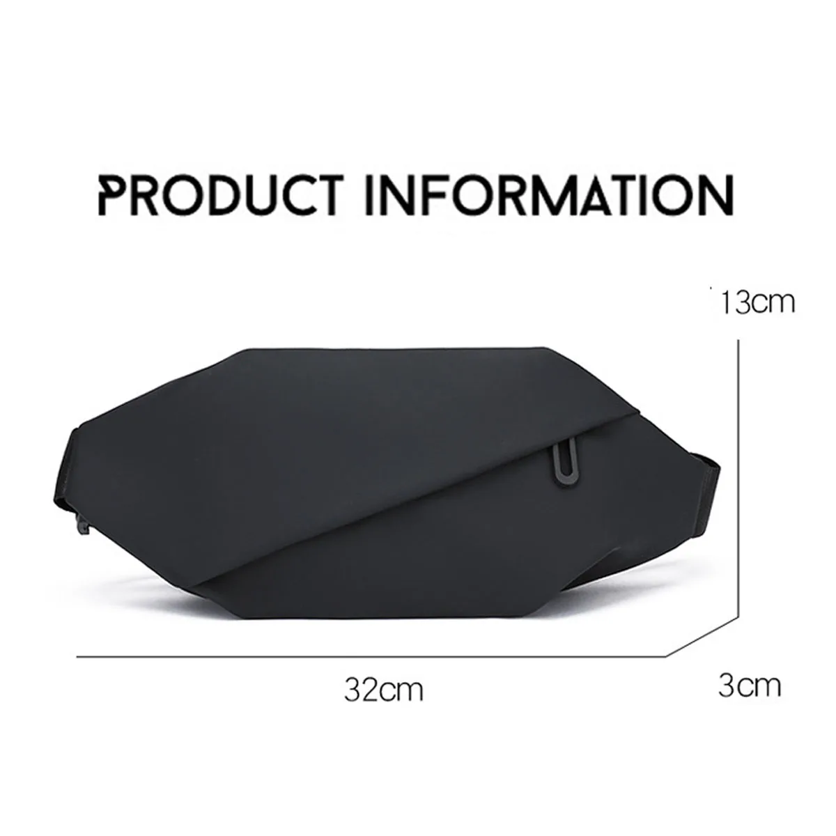 Men Minimalist Outdoor Sports Running Jogging Waist Bag Man Commute Waterproof Fanny Pack Stylish Cross Body Belt Bag Waist Bags 3