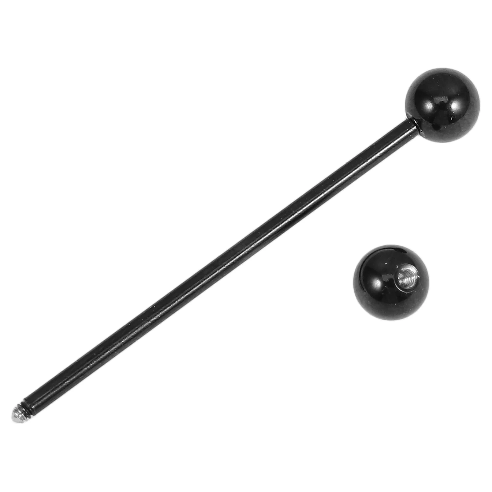 

Allergy Free 14G 1.6Mm 38Mm Black Industrial Barbell Earrings For Women Hypoallergenic 316L Surgical Steel Piercing Jewelry High