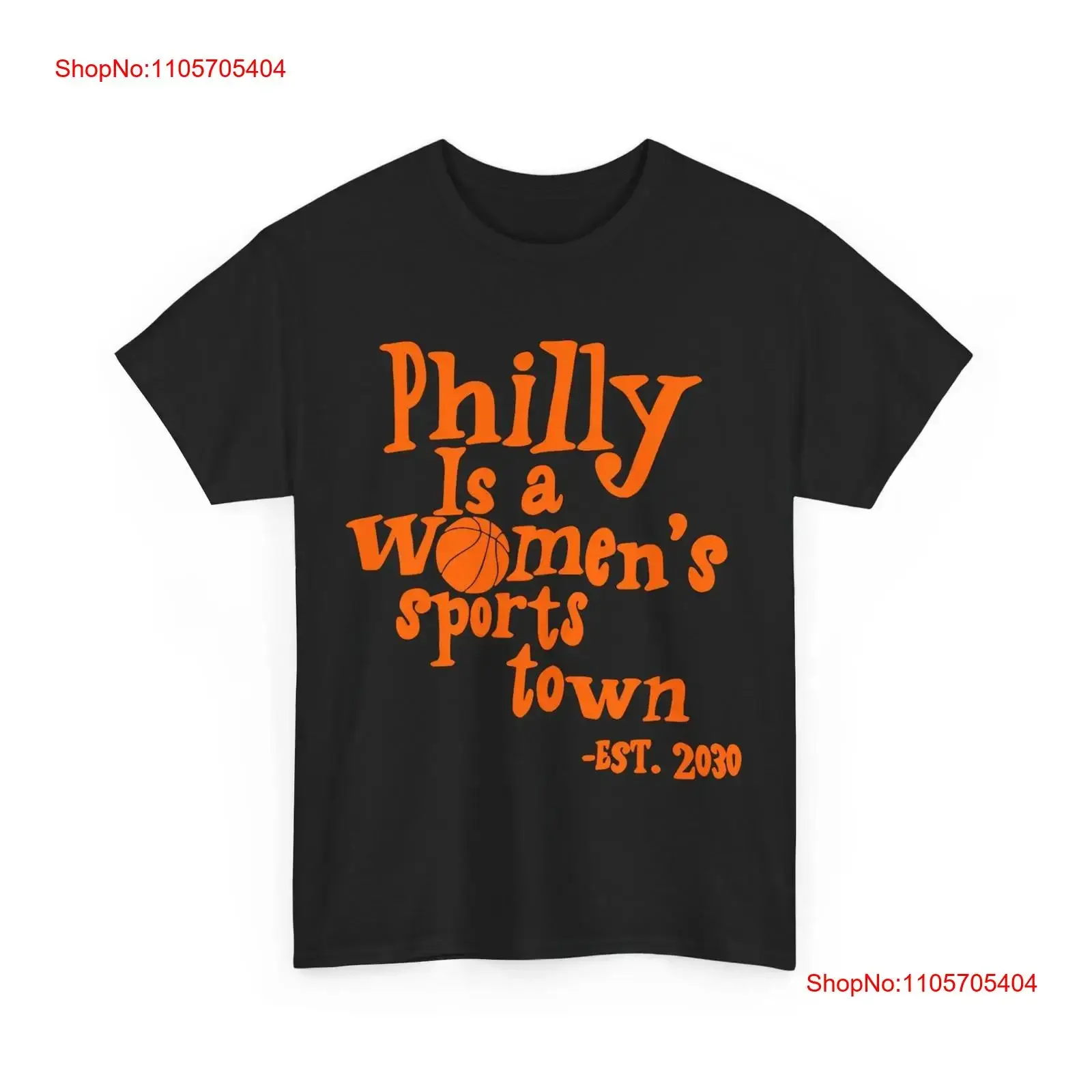 Philly is A Women's Sports Town Est 2030 Trendy Viral T Shirt long or short sleeves vintage Washed designer clothes streetwear