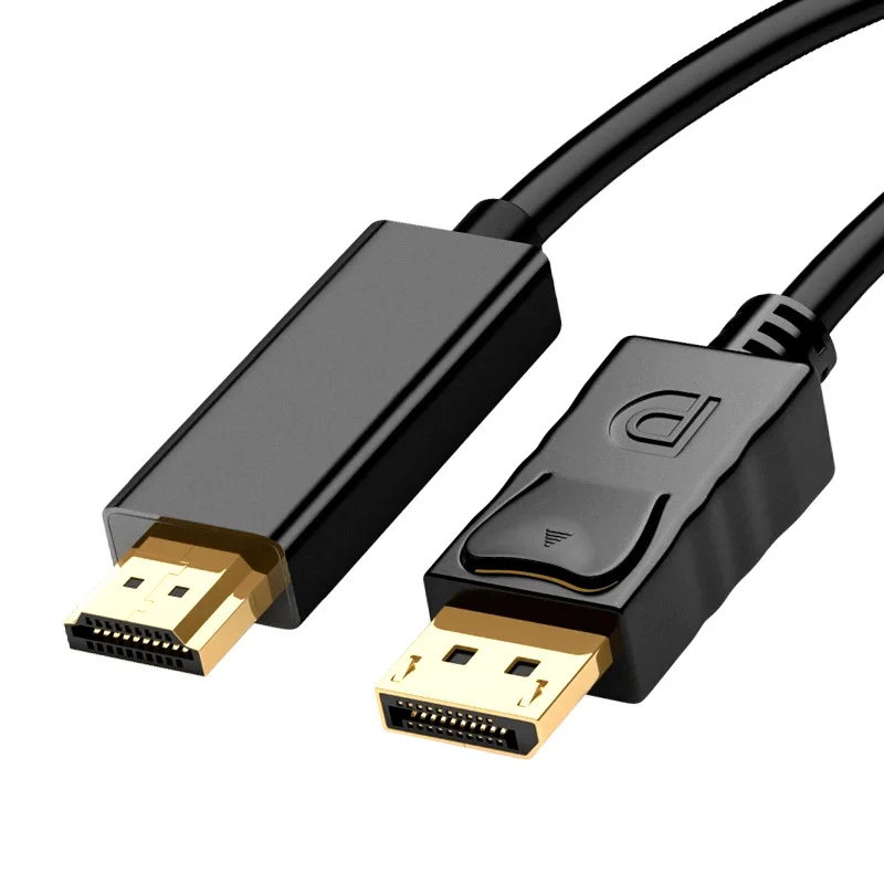 DP DisplayPort a HDMI Cable DisplayPort maschio a maschio cavo Audio Video compatibile HDMI per Computer Laptop TV Projector Monitor