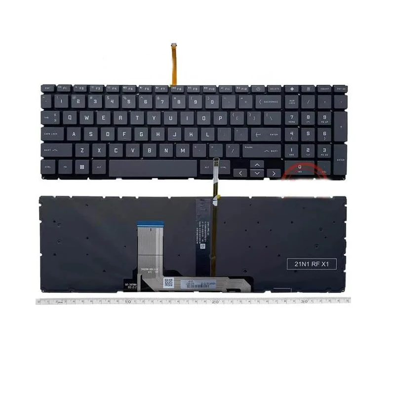 XIN-Russo-US Versão Backlight Teclado para Notebook para HP, Victus 15-fa, 15-fa0032dx, 15-FA0010NR, 15-FA0010NR