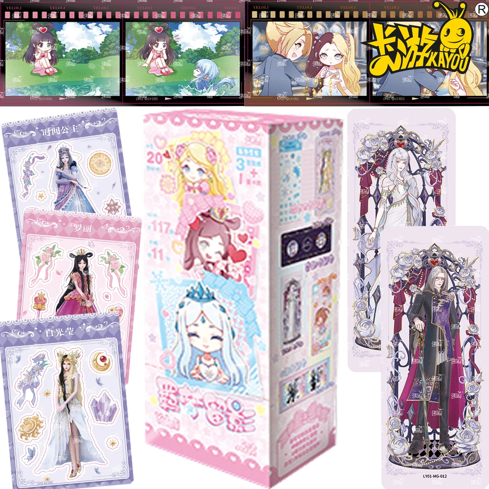 

New Kayou Genuine Ye Luoli Collection Sticker Cards Animation Creative Personality DIY Decoration Cute Character Cards Kid Gift