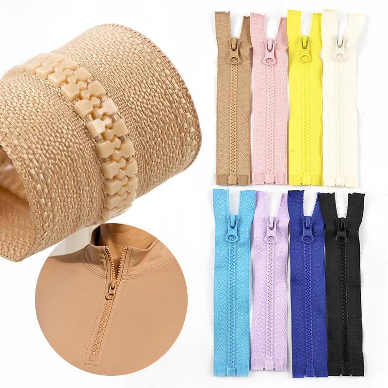 

2-20Pcs Meetee 5# Color Resin Zippers 15cm Mini Zipper Doll Apparel Collar Decor Closure Zips Repiar Kit DIY Sewing Accessories