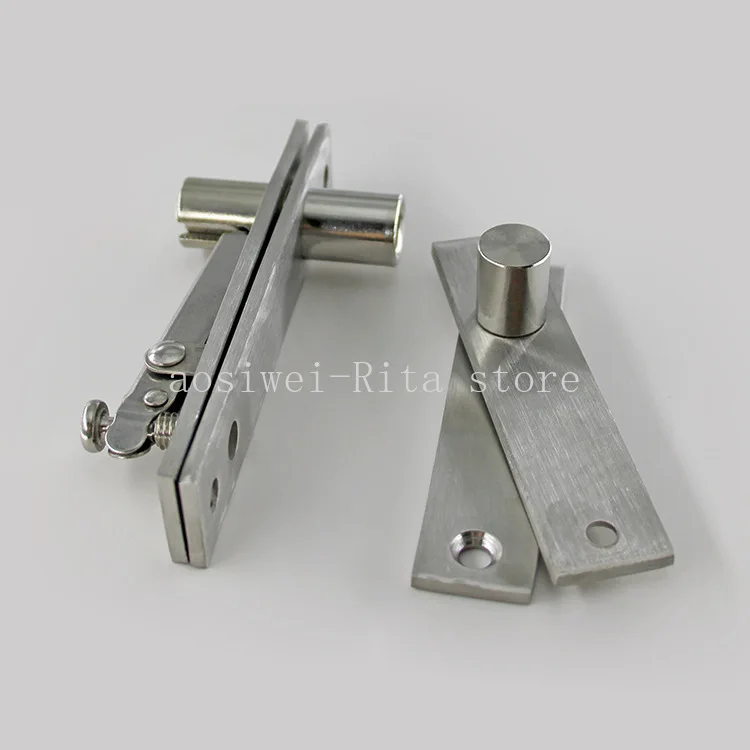 Heavy Duty Stainless Steel 360 Degree Rotation Wooden Invisible Door Hinges Hidden Door Pivot Hinge System Furniture Hardware