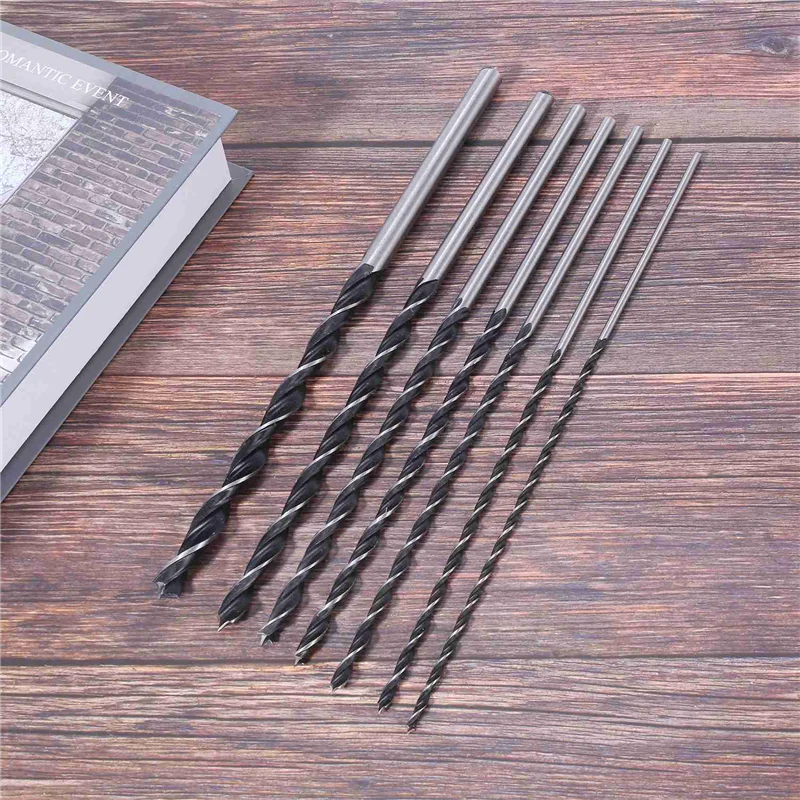 

ABRW-14Pc X Long Wood Drill Bit Set 4Mm 5Mm 6Mm 7Mm 8Mm 10Mm 12Mm X 300Mm Brad Point