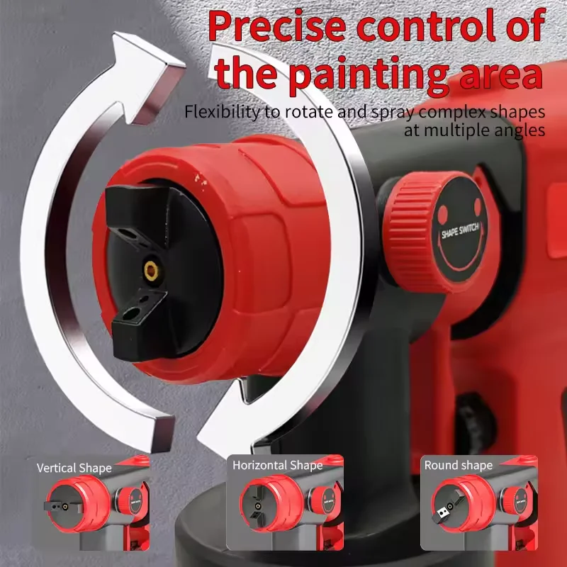 جديد حقيقي ميلووكي 800 مللي بندقية رذاذ كهربائية لاسلكية عالية الطاقة بخاخ طلاء المحمولة أثاث السيارات الصلب طلاء البخاخة