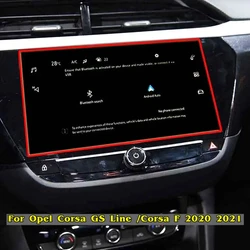 7 Inch For Opel Corsa GS Line /Corsa F 2020 2021 Car GPS Navigation Screen Tempered Glass Protective Film Anti-scratch Interior