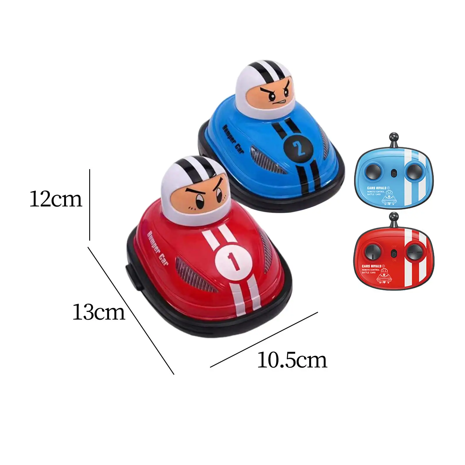 2 Player Head to Head Battle Crash into Opponents Sturdy Mini Remote Controlled