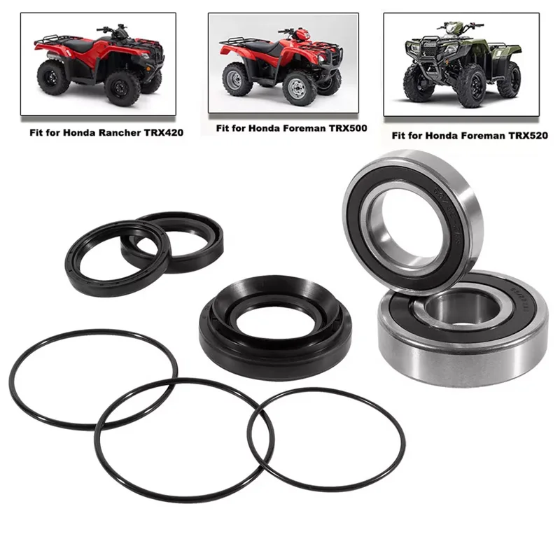 

Rear Wheel Axle Bearing Seal Kit for 2014-2021 Honda Rancher 420(SRA) TRX420, Foreman 500 TRX500 & TRX520 4x4 FA, FE, FM