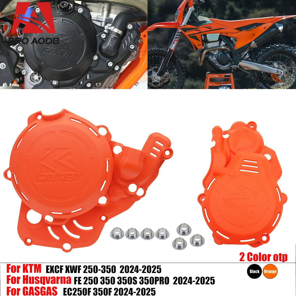 

High-Quality Motorcycle Clutch Protector and Ignition Guard Cover For KTM EXC-F250/350 XW-F350 For Husqvarna FE250/350 2024 2025