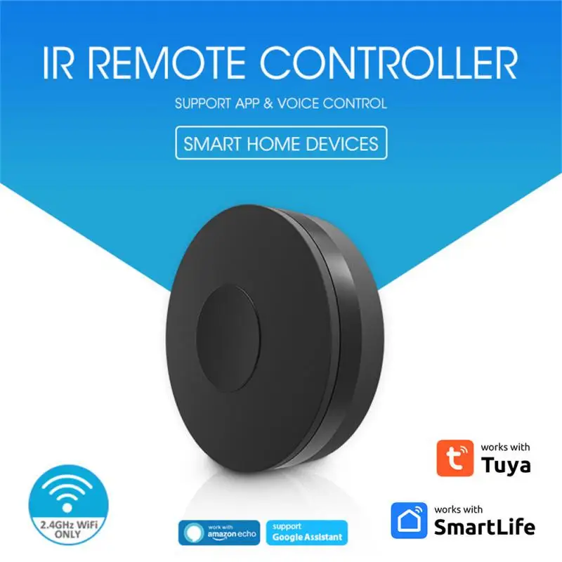 Voice Control Smart Remote Tuya Wifi Afstandsbediening Usb 5V/1a Meerdere Apparaten Smart Home Support Assistent