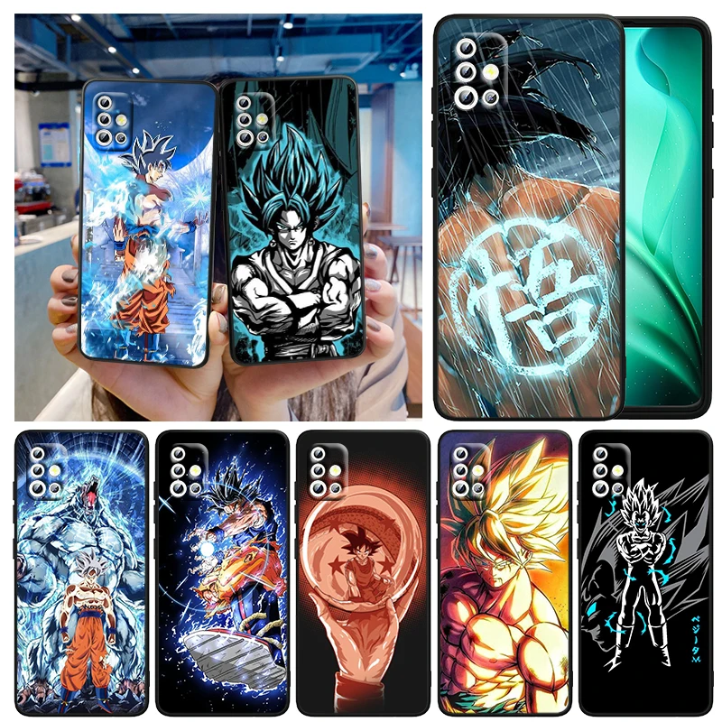 D-Dragon Ball Z Anime G-Goku  For Samsung A53 A52 A33 A32 A51 A71 A21S A13 A73 A50 A22 A23 A03 A72 A54 A12 5G Black Phone Case