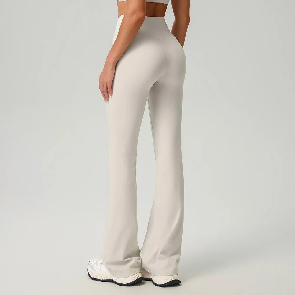 Flare Leggings Yoga Pants Women Fitness Bell Bottoms High Waist Wide Leg Pants Women Gym Workout Leggings Sports Flared Pants