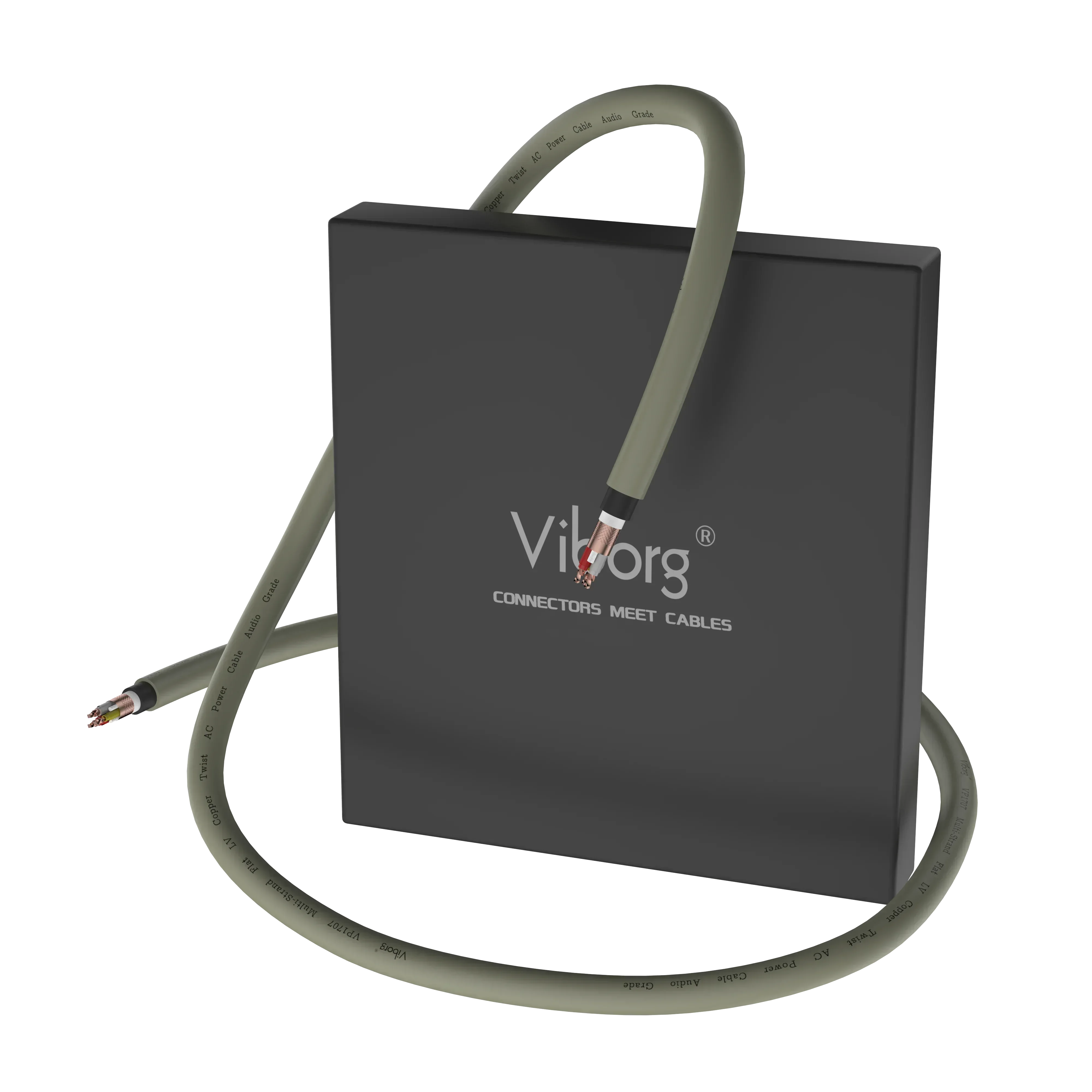 

Viborg VP1707 HIFI аудио кабель питания высокой чистоты плоский LV медный поворотный провод DIY объемный шнур для усилителя CD-плеера