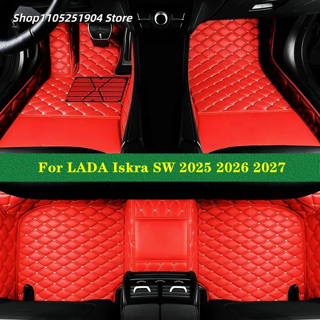 Tapetes automotivos tapetes de carro para LADA Iskra SW 2025 2026 2027 tapete de carro acessórios interiores