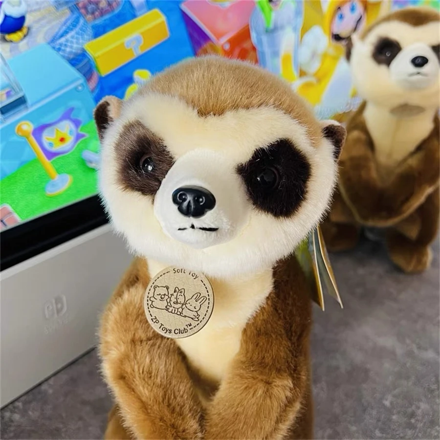 

Meerkat Plush Animal Realistic Mongoose Plushie Plush Toy Lifelike Suricate Stuffed Toy Gopher Simulation Doll Gift