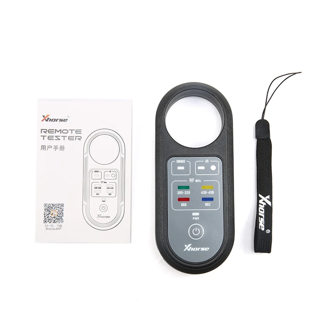 Xhorse XDRT20 V2 Remote Tester Remote Frequency Test Infrared Signal Detection VVDI Tools 315MHz 868MHz 433Mhz For All Car Key