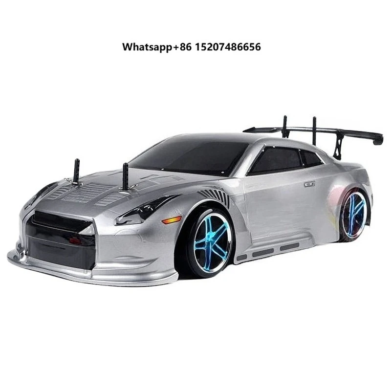 2.4G HSP Flying Fish 1/10 Electric 4WD RC Drift Car RTR with Metal Construction App-Controlled 3-Channel Remote 200m Outdoor