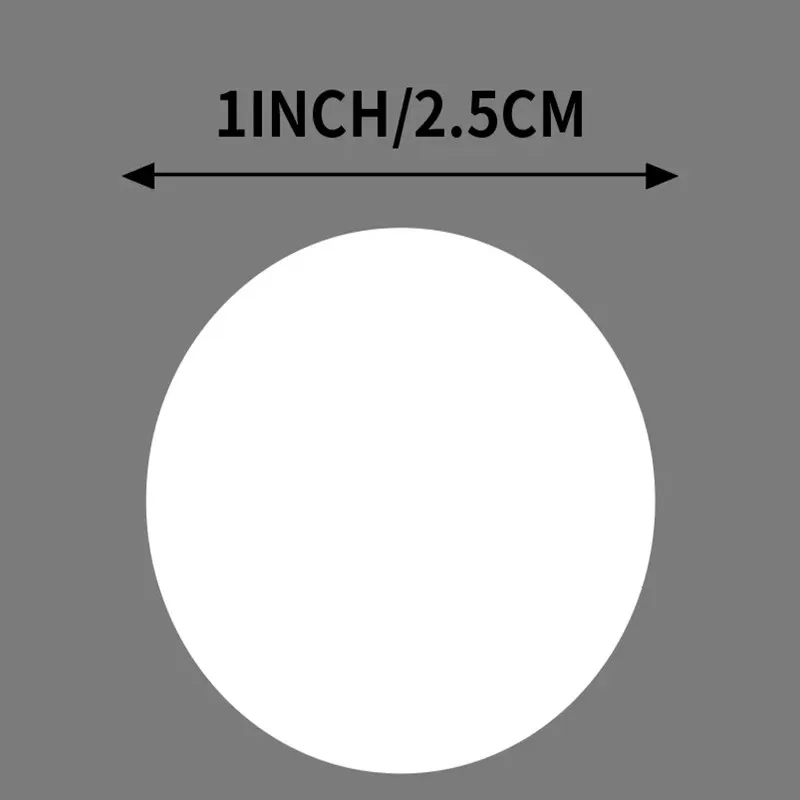 500pcs 1 Inch Color Coding Label Stickers Dots Kids Toy Stickers Decoration Teacher Stickers Writable Paper Labels Waterproof