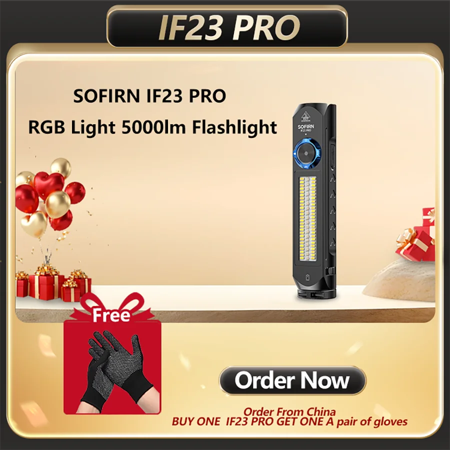 yZ[zSofirn IF23 PRO RGBCg 5000lm XHP70BLEDd 21700 5V 3A USB C[dg[` Εt