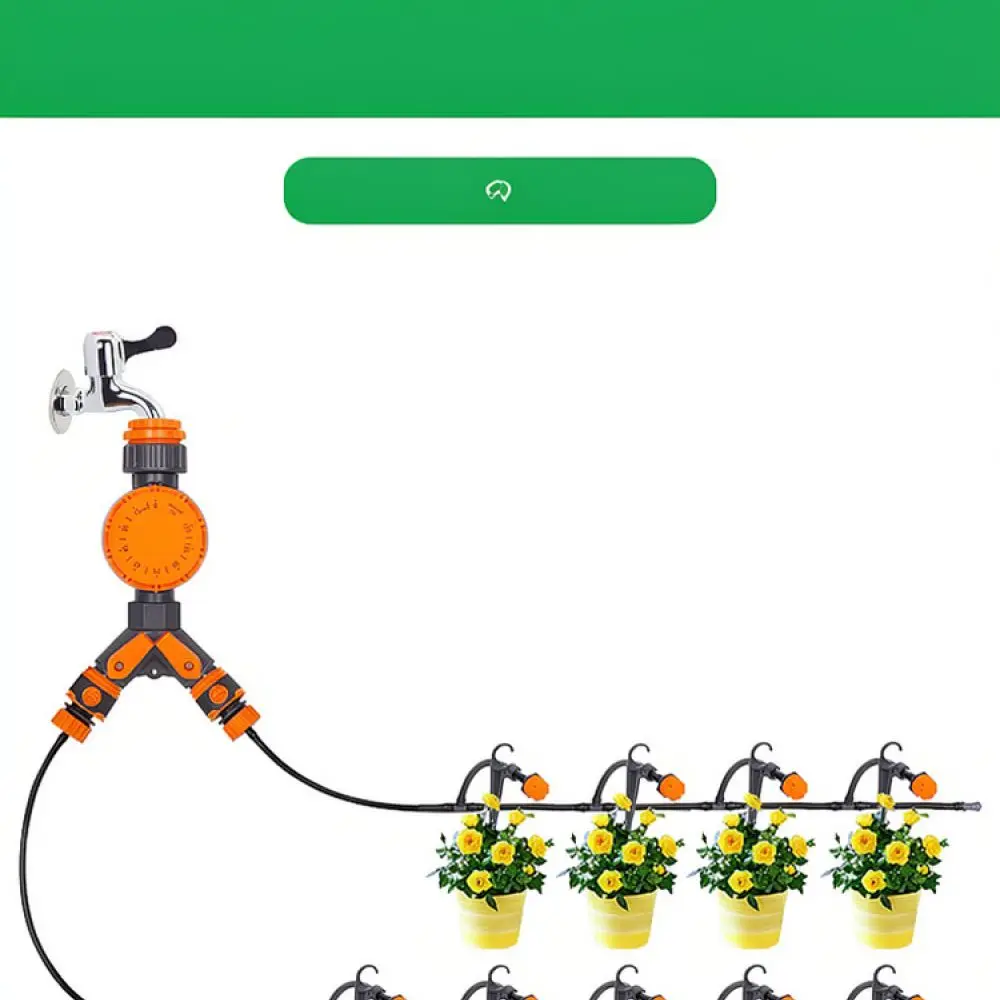 Outdoor Garden Irrigation Timer Mechanical Controller Automatic Watering Tool Easy Twist Knob Lawn Sprinkler Hose System