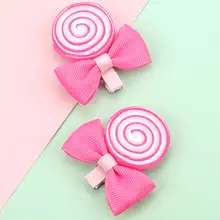 סיכות שיער סוכריות על מקל לילדות